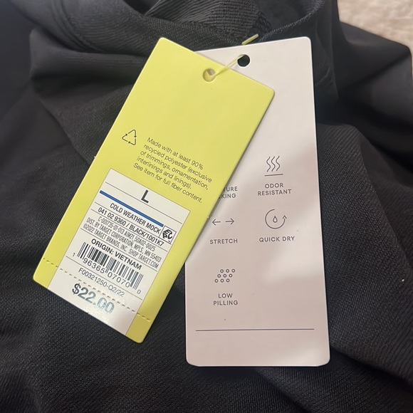 All in Motion fitted cold mock long sleeve top - Picture 8 of 8